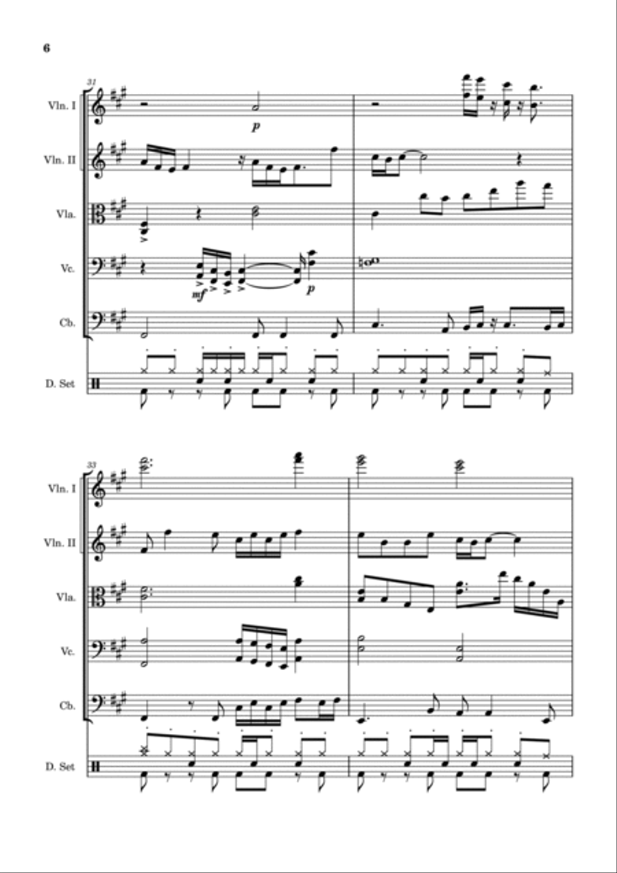 Yi Jian Mei String Orchestra scores gallery preview page 6
