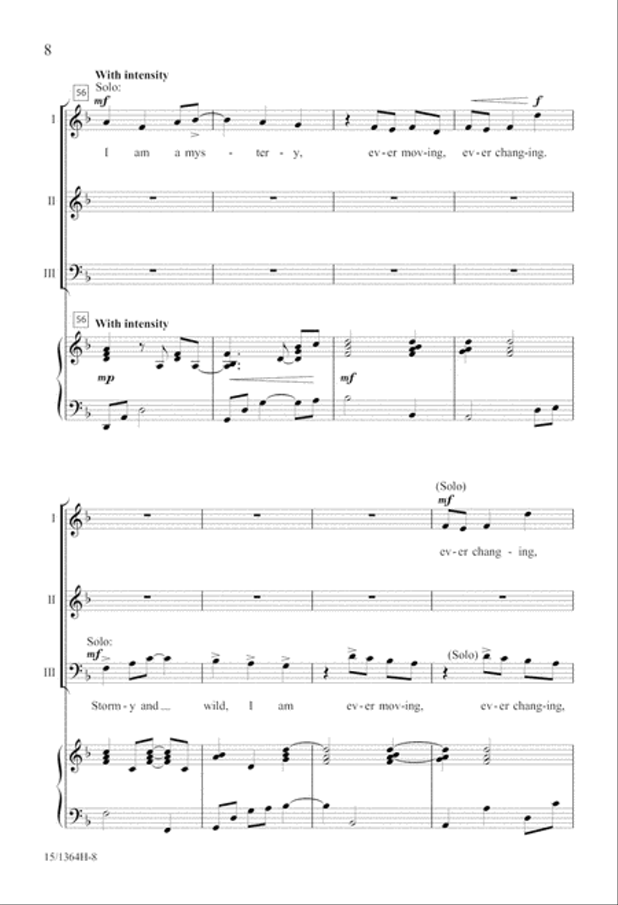 I Am the River 3-Part scores gallery preview page 9