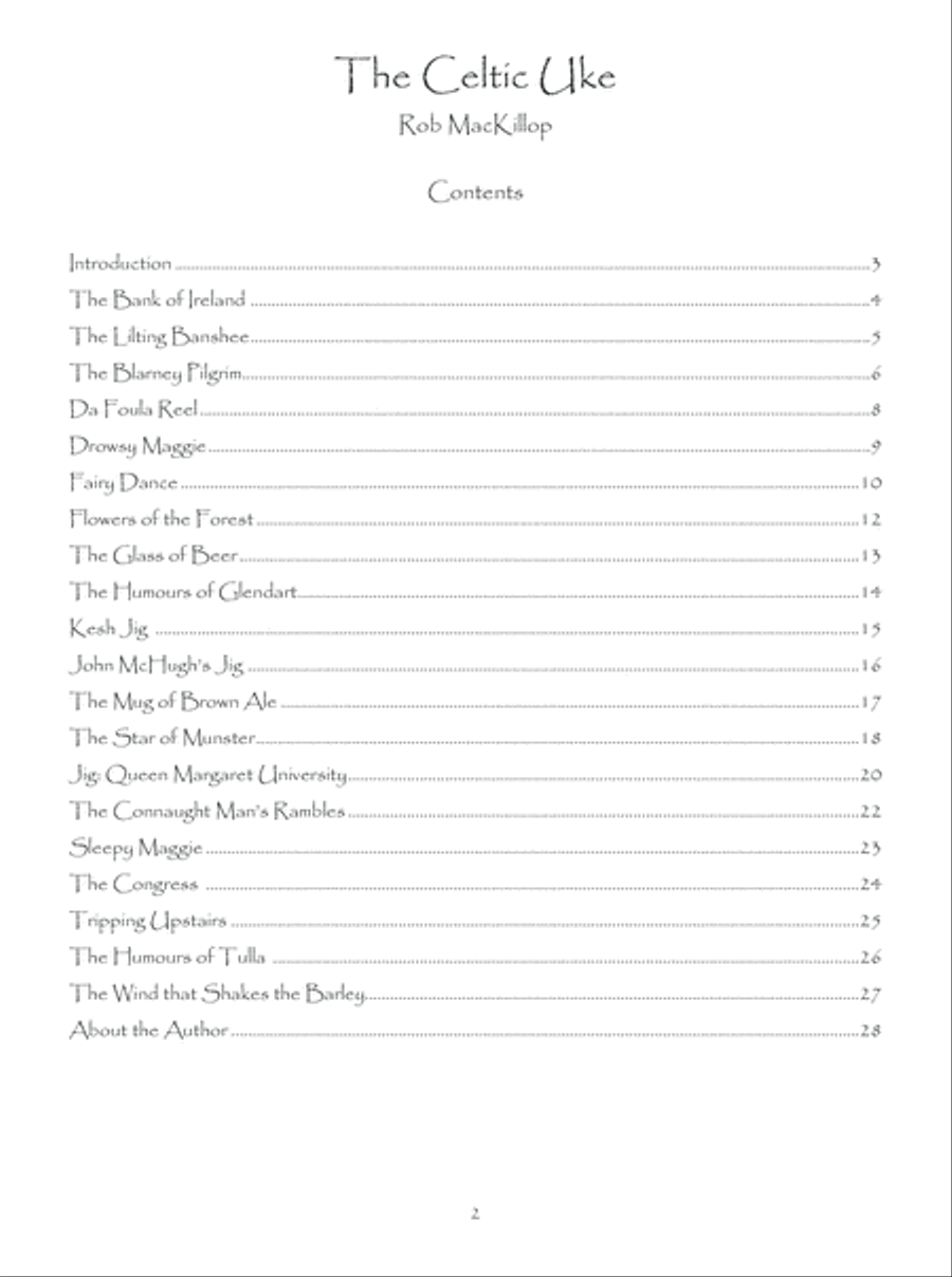 20 Celtic Fingerstyle Uke Tunes Celtic Fiddle scores gallery preview page 3