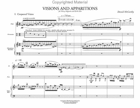 Visions and Apparitions (score & parts) image number null
