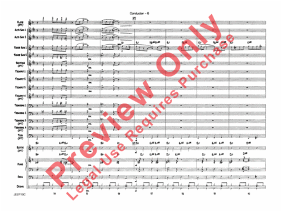 Summertime (from Porgy and Bess) Jazz Ensemble scores gallery preview page 9
