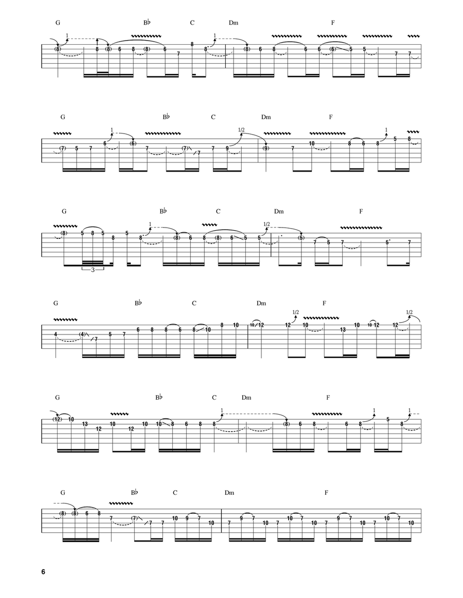Sloe Gin Acoustic Guitar scores gallery preview page 6