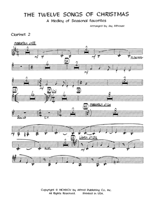 The Twelve Songs of Christmas: 2nd B-flat Clarinet