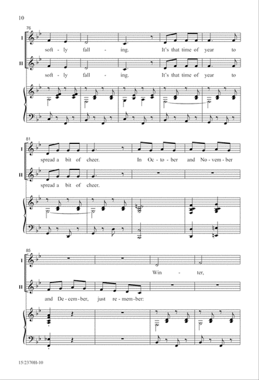 A Family Christmas Spectacular 2-Part scores gallery preview page 11