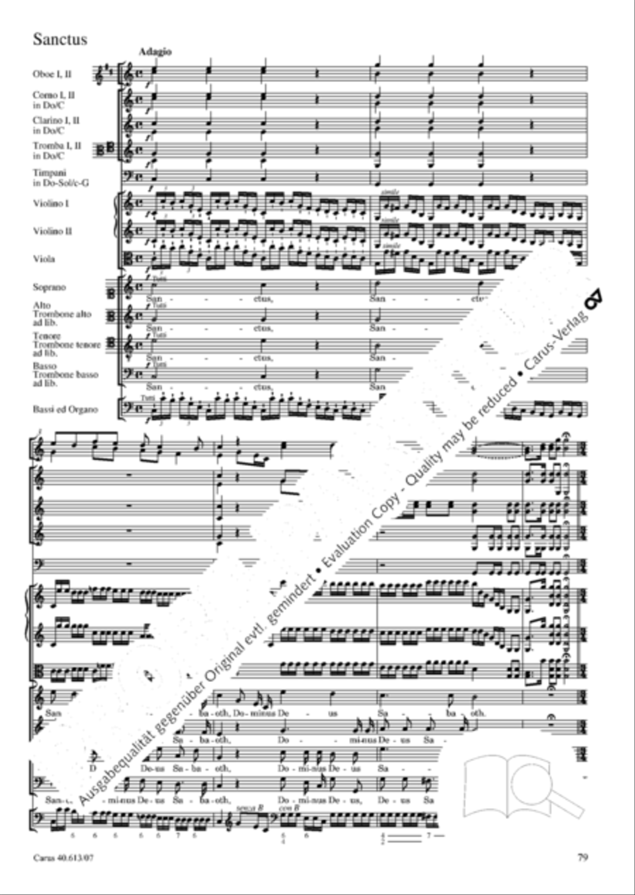 Mass in C (Missa in C) Mass in C (Missa in C) 4-Part scores gallery preview page 86