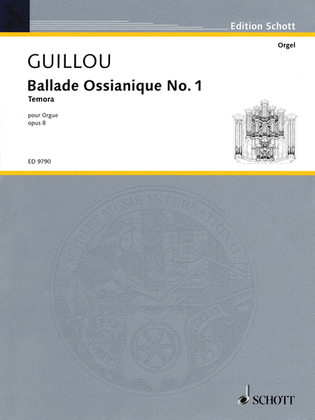 Book cover for Ballade Ossianique No. 1, Op. 8