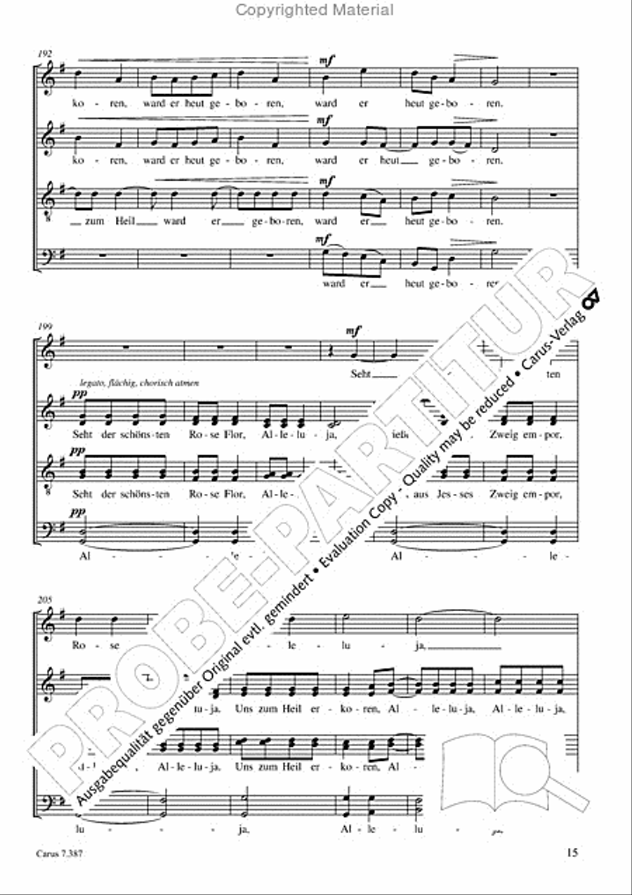 O Freude uber Freude O Freude uber Freude 4-Part scores gallery preview page 16