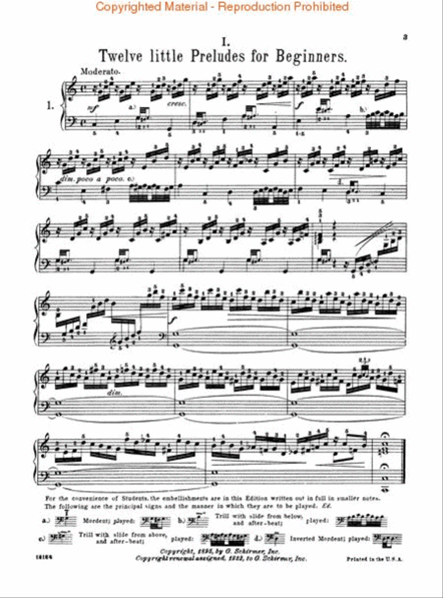 Short Preludes and Fugues Piano Solo scores gallery preview page 2