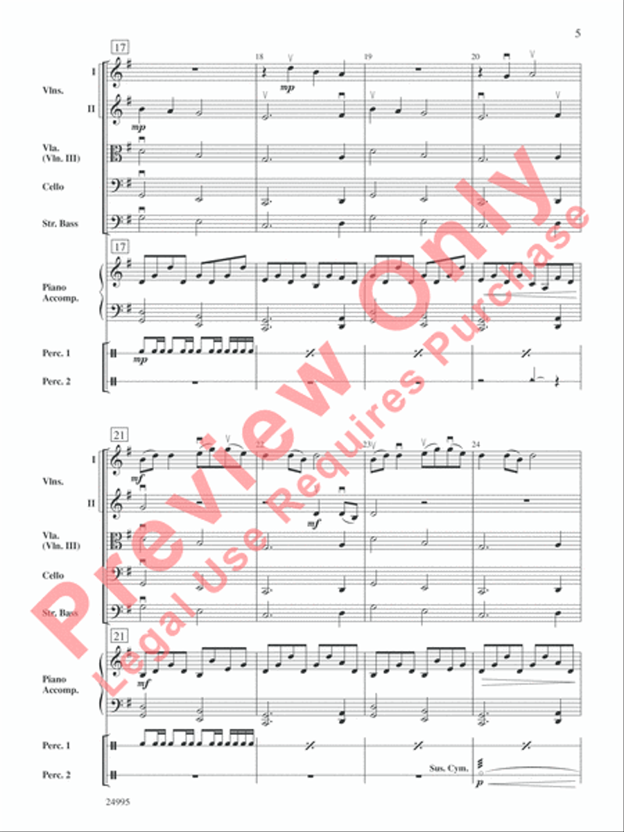 Jasmine Flower String Orchestra scores gallery preview page 6