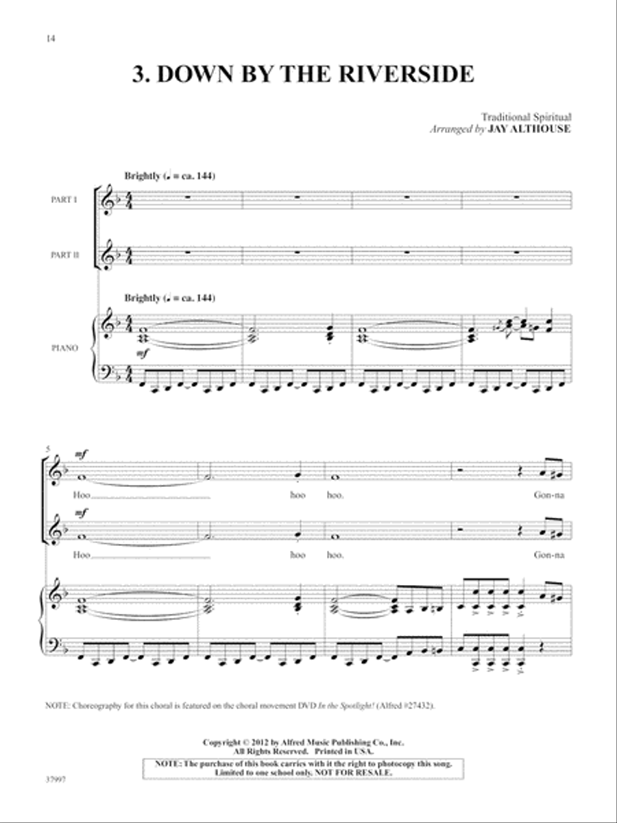 Two-Gether We Sing Spirituals 2-Part scores gallery preview page 3