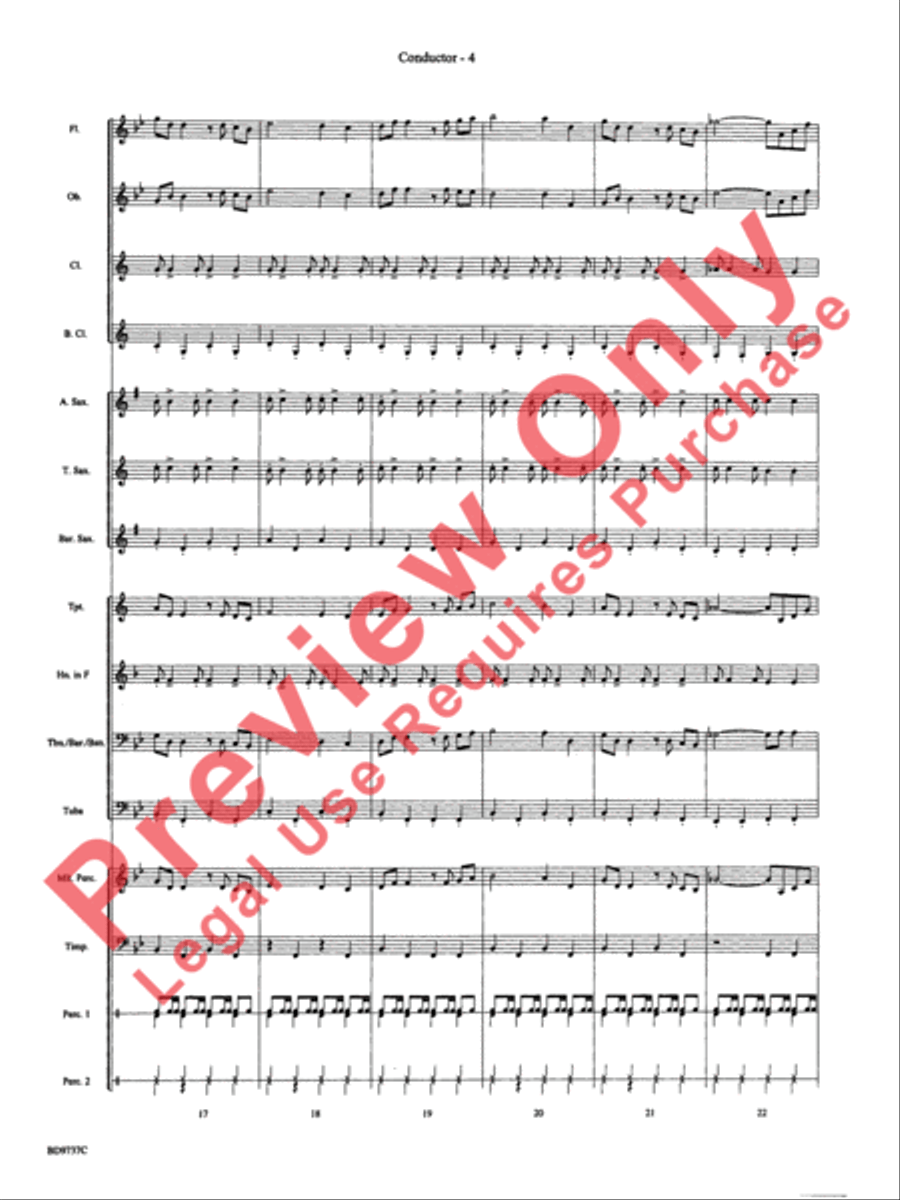 Sousa - The March King Sousa - The March King Concert Band scores gallery preview page 6