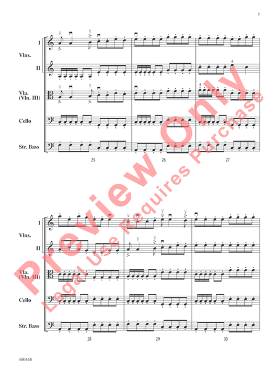 The Ascent The Ascent String Orchestra scores gallery preview page 8