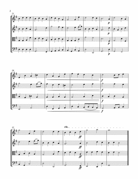 Blue Bells of Scotland (String Quartet) image number null