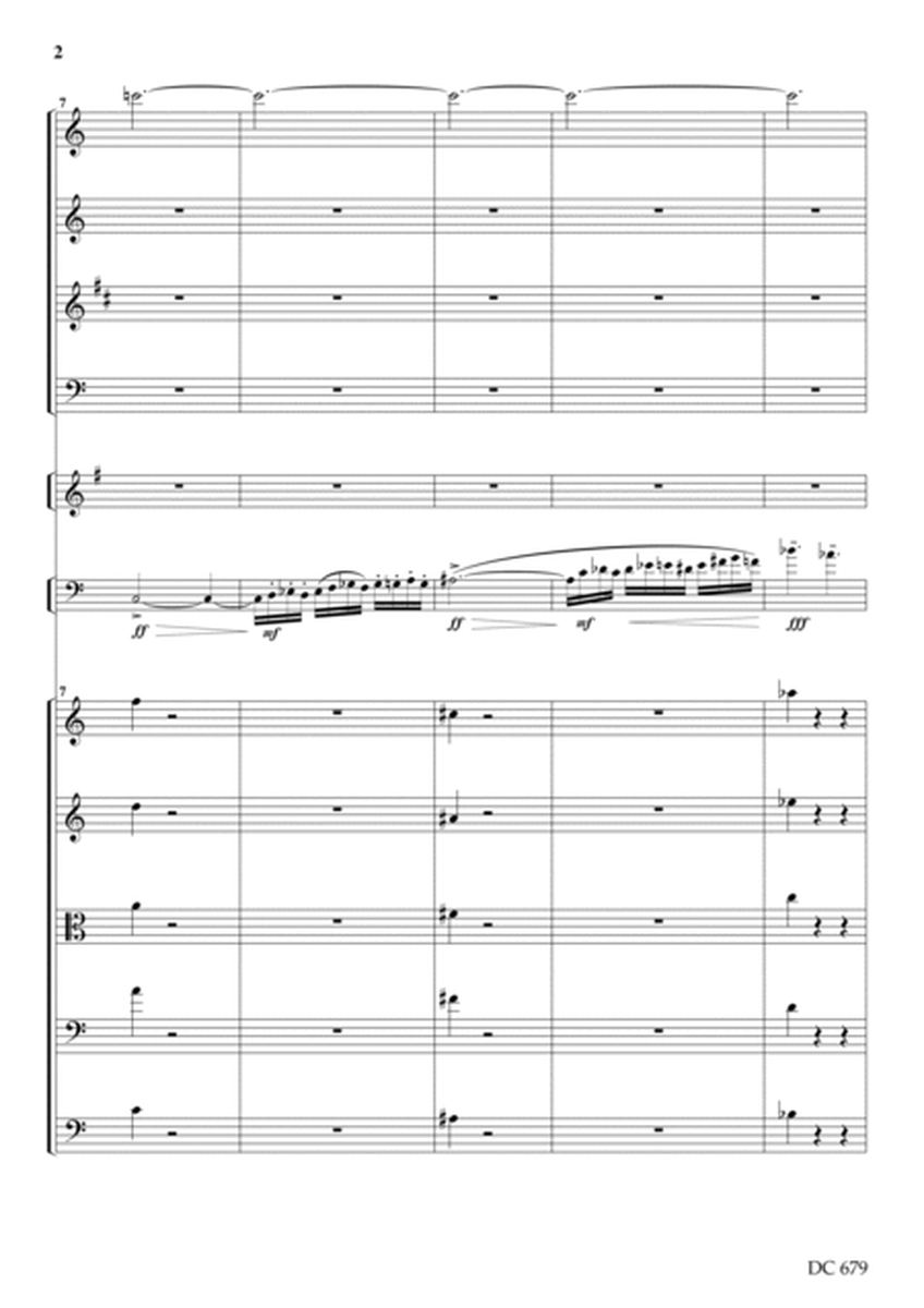 Conversation Concerto No.10 - for double bass and orchestra [score only]