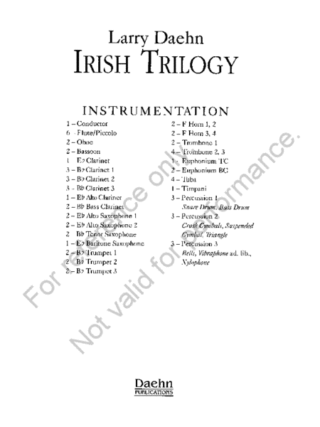 Irish Trilogy image number null