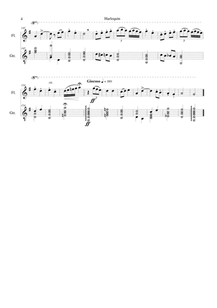Harlequin for flute and guitar image number null