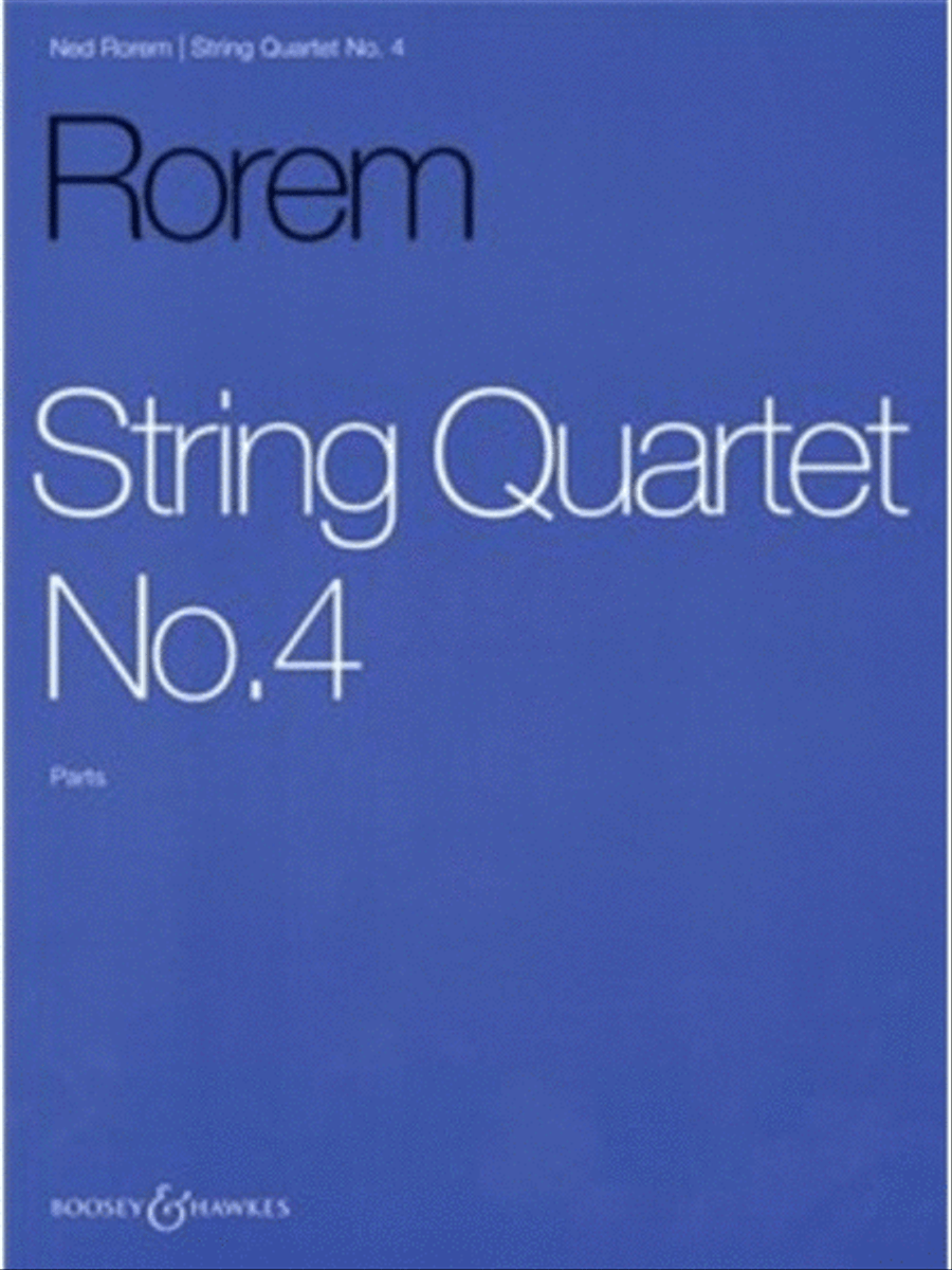 String Quartet No. 4 String Quartet scores gallery preview page 1