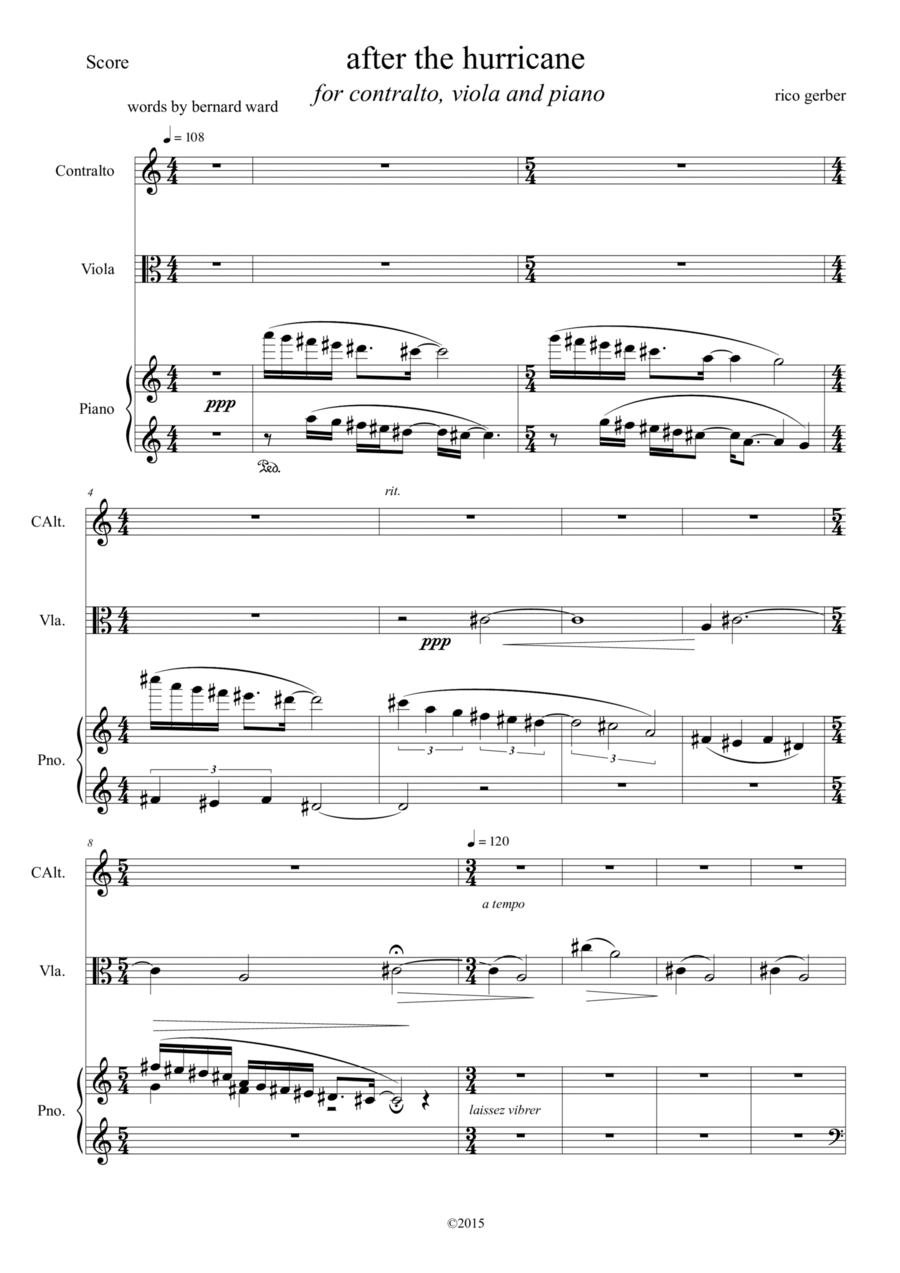 After the hurricane Voice scores gallery preview page 1