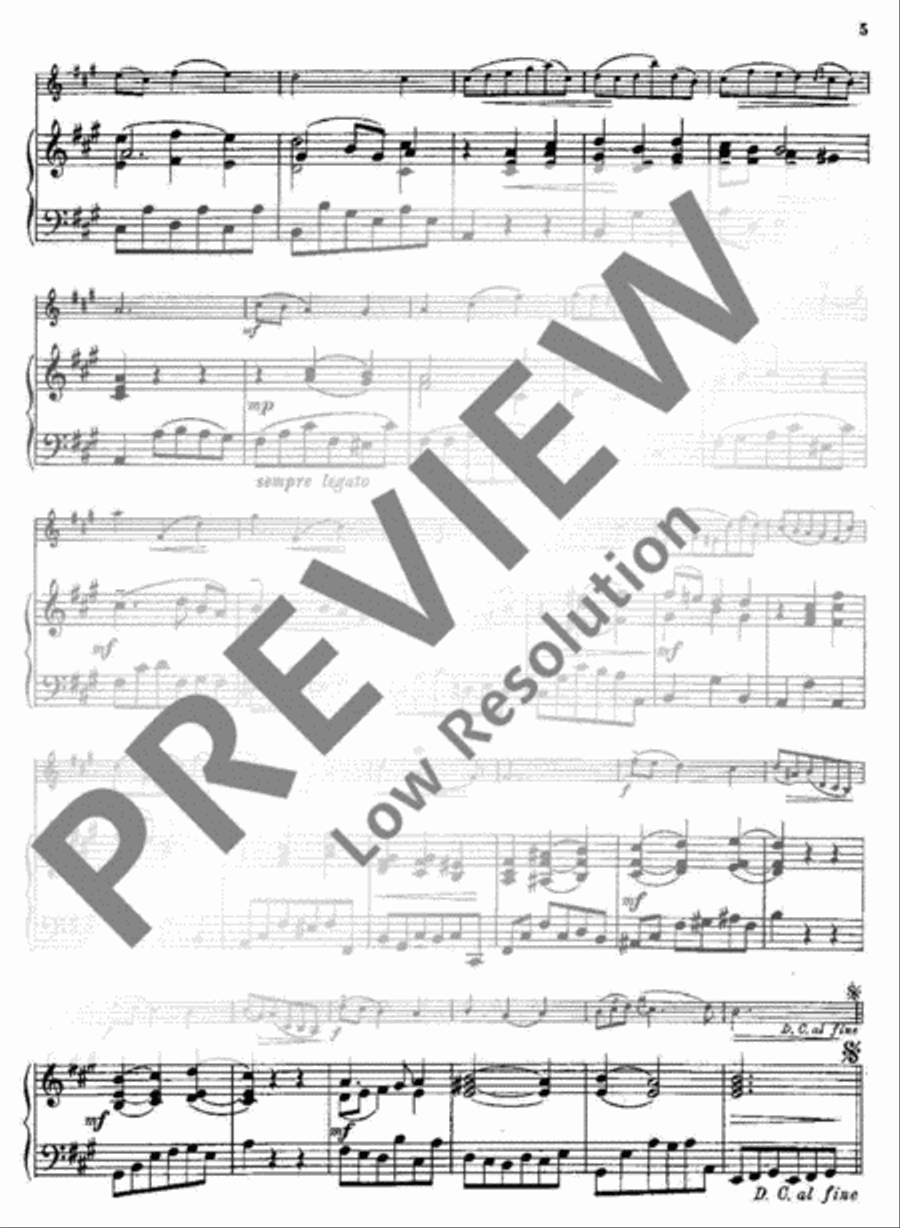 Aria/Gigue Aria/Gigue Violin Solo scores gallery preview page 6