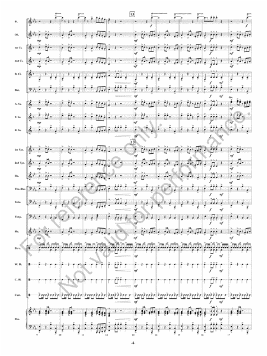 Pajaritos Concert Band scores gallery preview page 5