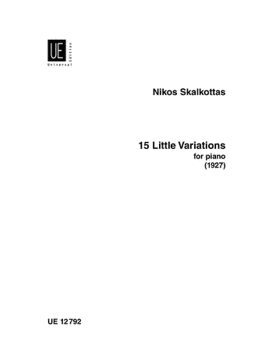 15 Little Variations 15 Little Variations Piano Solo scores gallery preview page 1