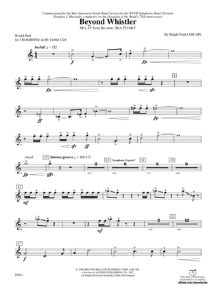 Beyond Whistler: (wp) 1st B-flat Trombone T.C.