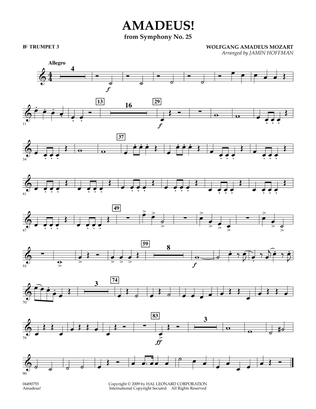 Amadeus! - Bb Trumpet 3