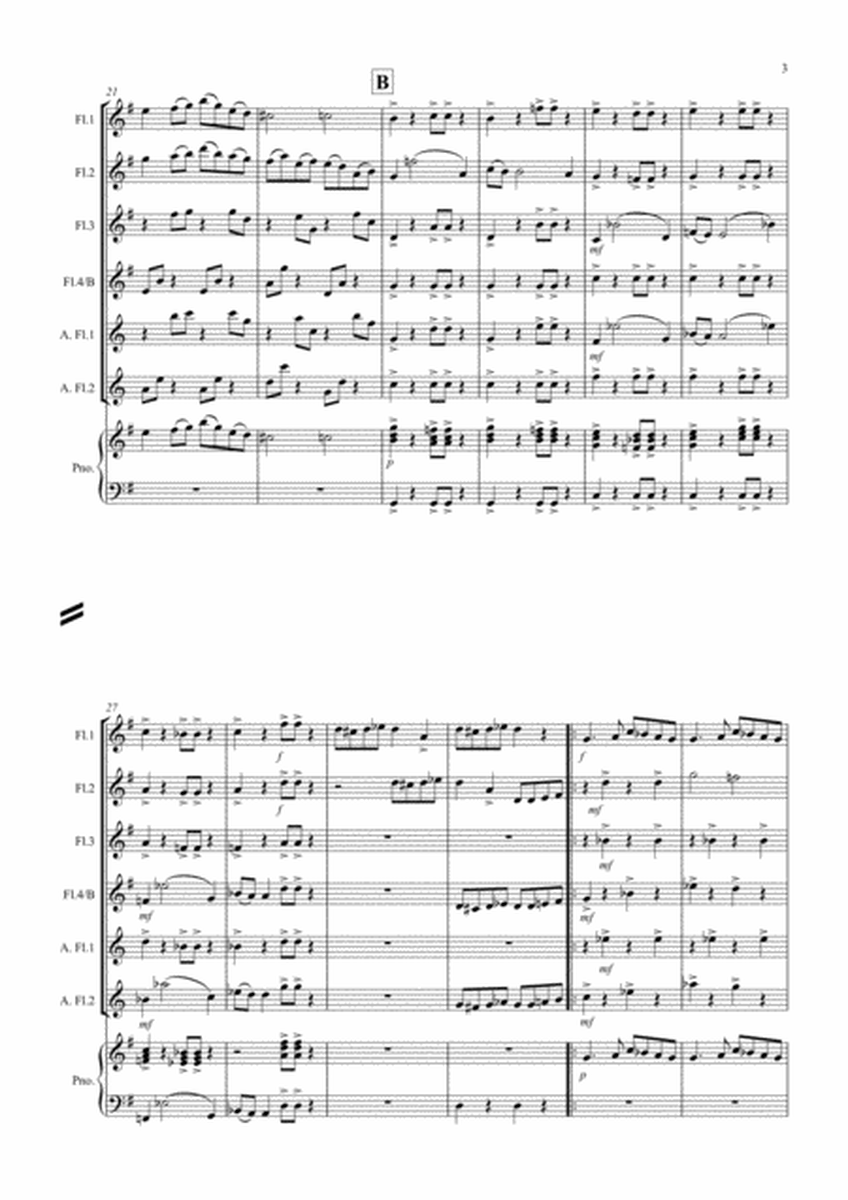 Intermezzo (Fantasia from Carmen) for Flute Quartet image number null