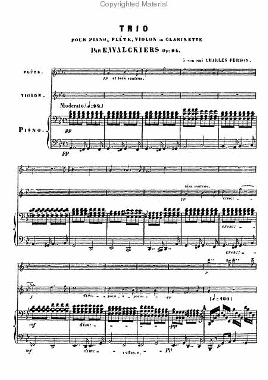 Trio, Op. 95 Trio, Op. 95 Clarinet scores gallery preview page 2