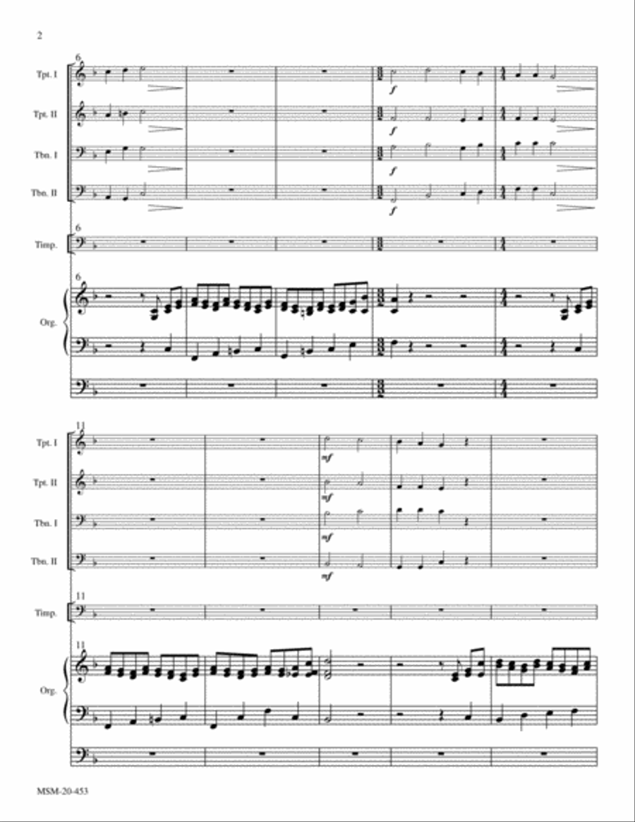 Come, You Faithful, Raise the Strain Choir scores gallery preview page 2
