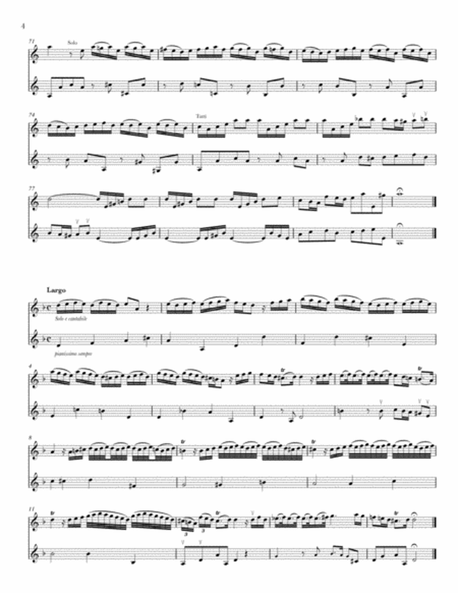 Concerto in A Minor, RV 356/Op. 3 No. 6 (arr. 2 violins)