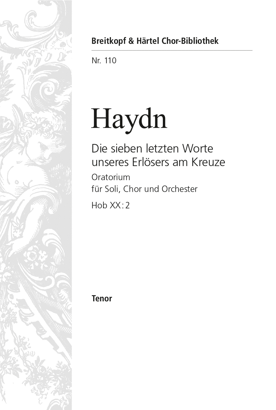 Die sieben letzten Worte unseres Erlösers am Kreuze Hob XX:2 4-Part scores gallery preview page 1