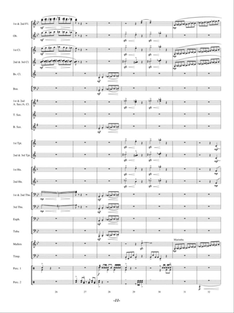 The Symphony of Souls The Symphony of Souls Concert Band scores gallery preview page 10