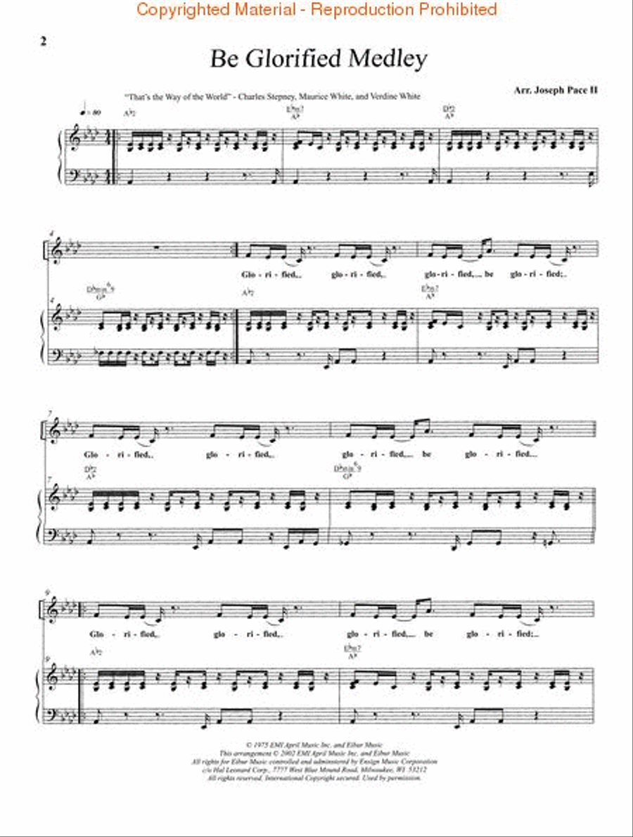The Best of Joe Pace Piano, Vocal, Guitar scores gallery preview page 2