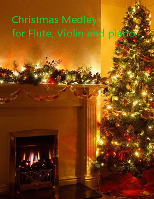 Christmas Medley for Flute, Violin and Easy Piano Classics