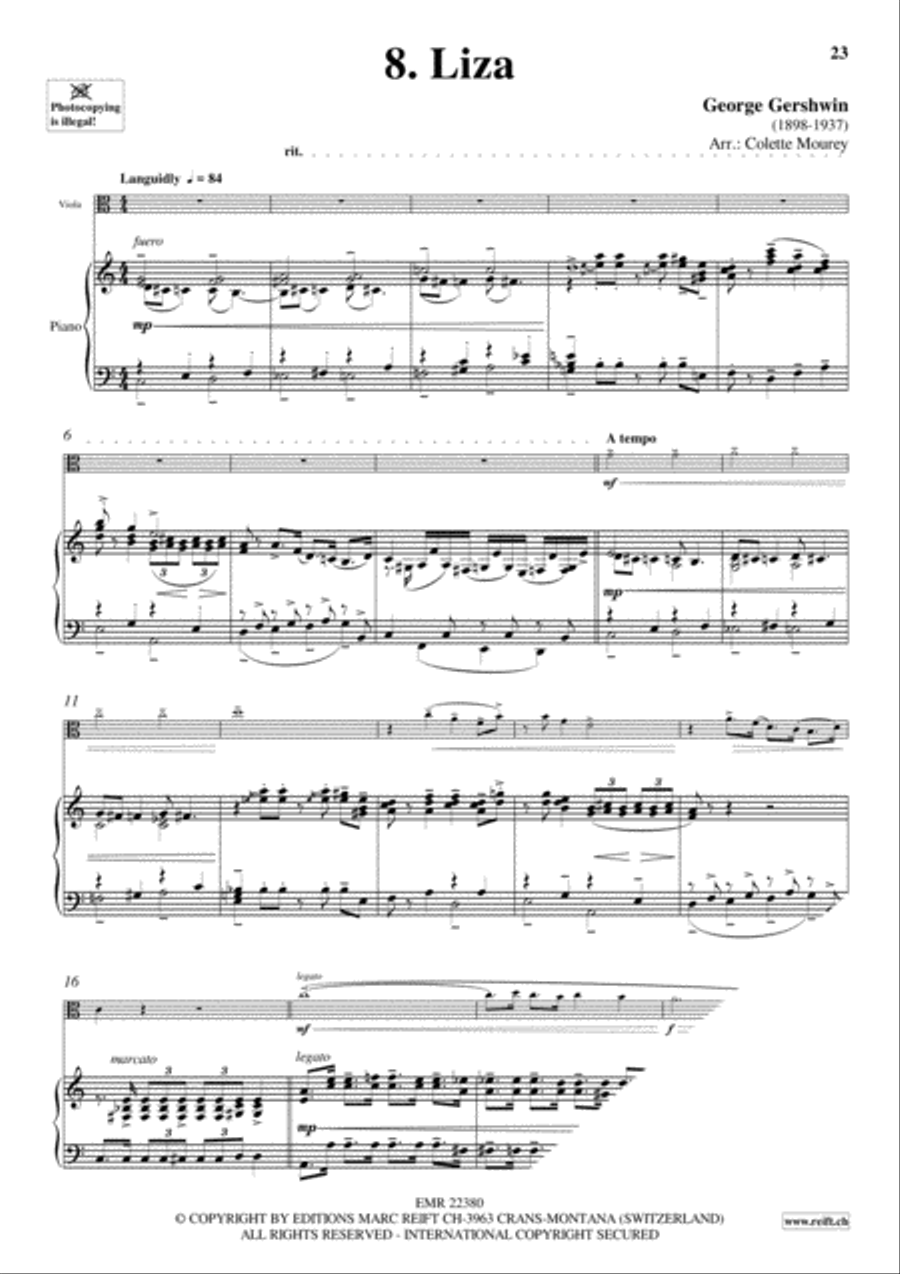 Gershwin 20 Greatest Hits Piano Accompaniment scores gallery preview page 10