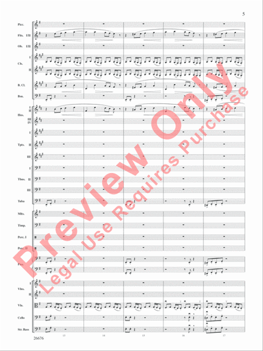 Star Wars Epic -- Part I, Suite from the Full Orchestra scores gallery preview page 6