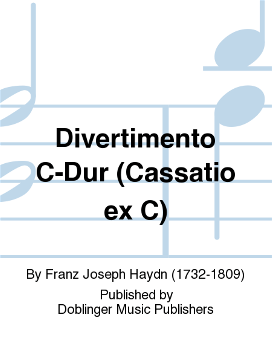 Divertimento C-Dur (Cassatio ex C) Orchestra scores gallery preview page 1
