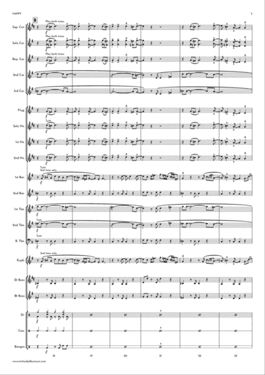 Happy Brass Band scores gallery preview page 5