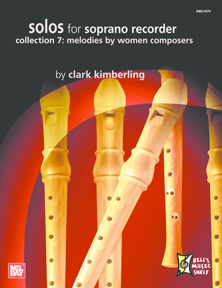 Book cover for Solos for Soprano Recorder-Collection 7 Melodies by Women Composers