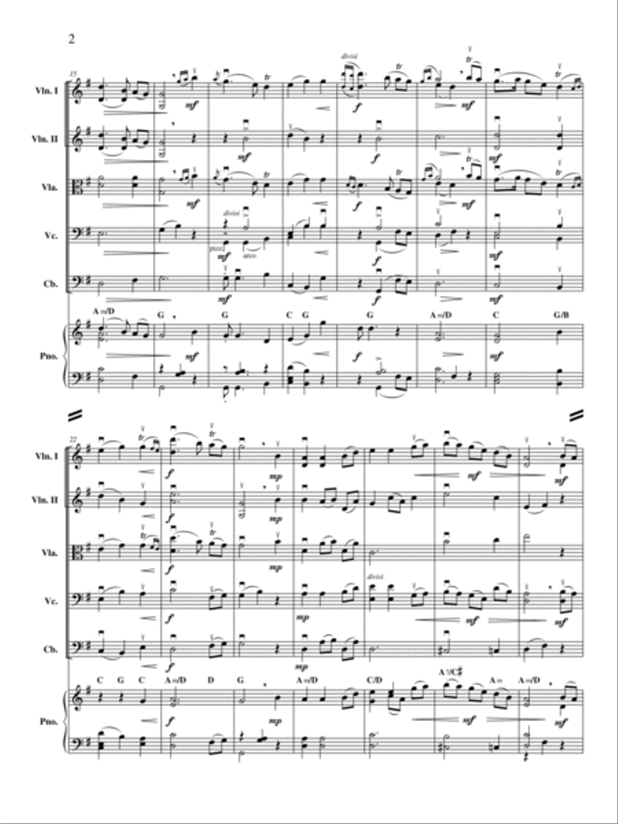 Scottish Air and Reel Scottish Air and Reel Orchestra scores gallery preview page 3