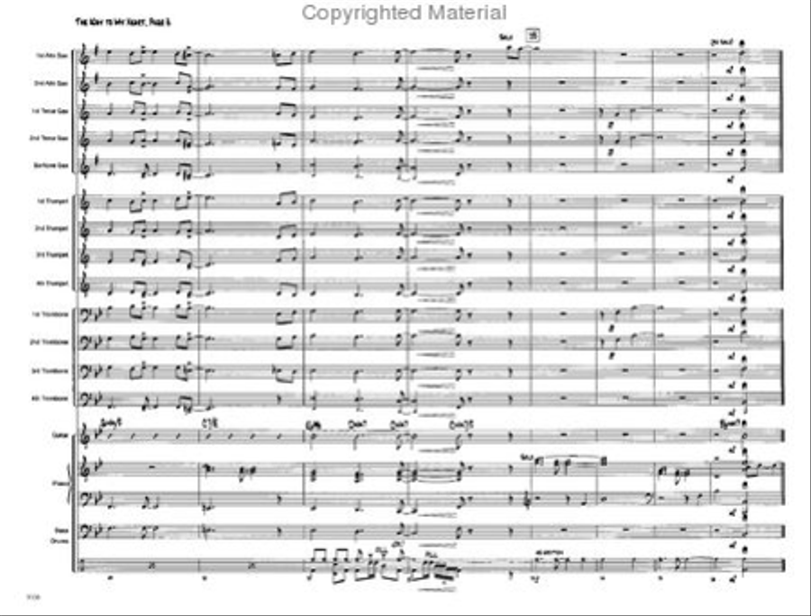 The Way To My Heart Jazz Ensemble scores gallery preview page 8