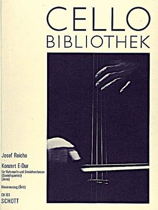 Book cover for Cello Concerto E Major Reduction