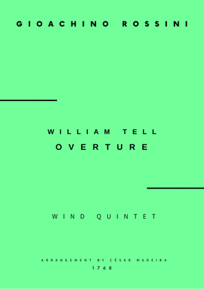 Book cover for William Tell Overture - Wind Quintet (Full Score and Parts)