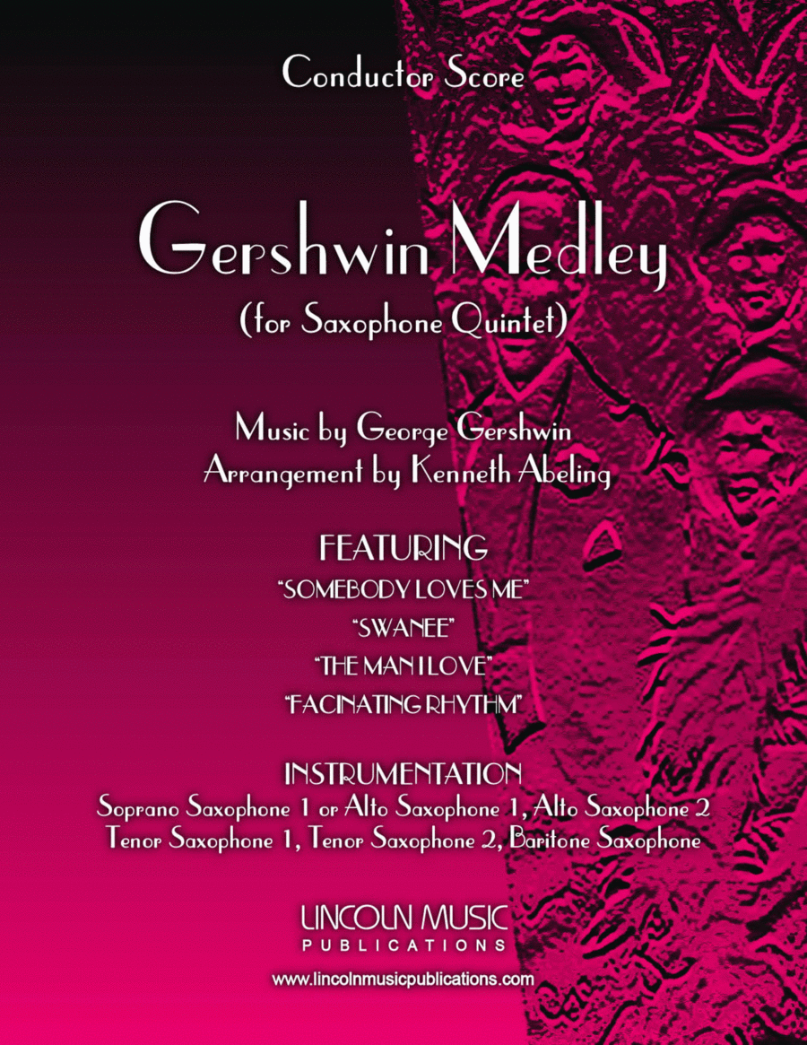 Gershwin Medley (for Saxophone Quintet SATTB or AATTB) image number null