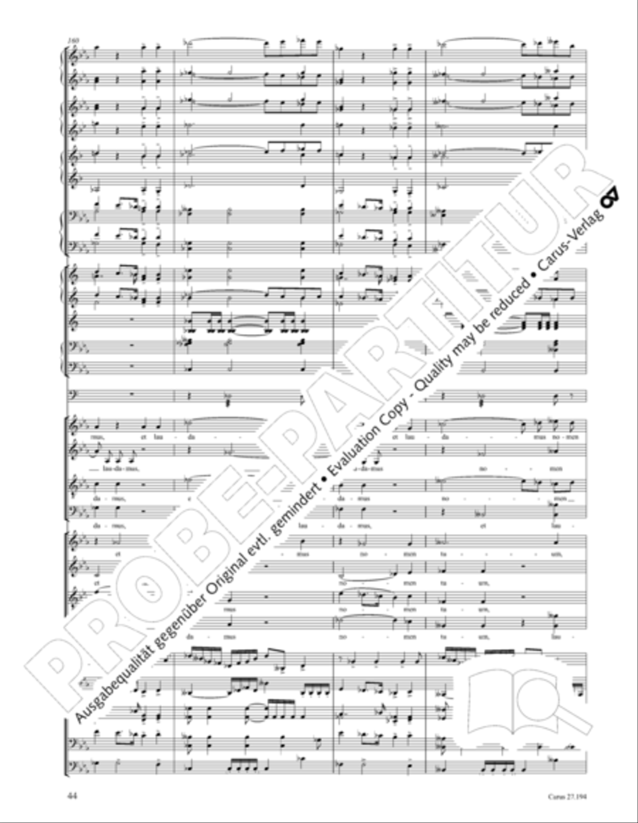 Te Deum Te Deum 4-Part scores gallery preview page 45