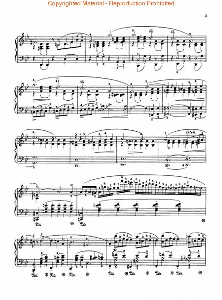 Ballade, Op. 23, No. 1 in G Minor Piano Solo scores gallery preview page 3