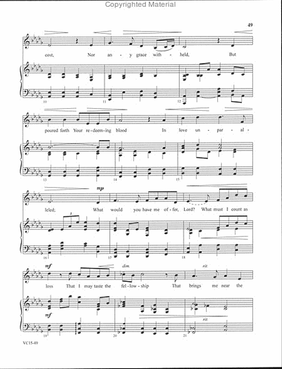Sacred Solos of Dan Forrest - medium voice Medium Voice scores gallery preview page 17