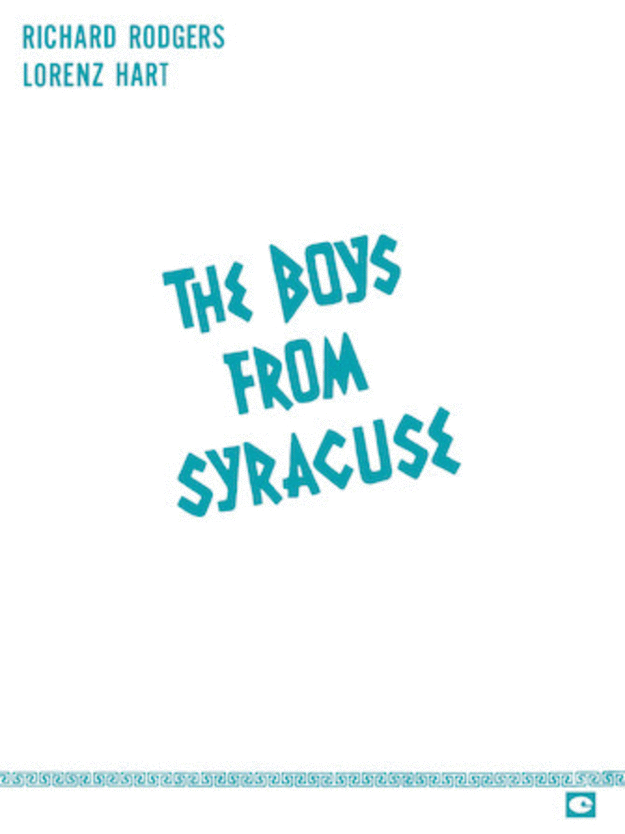 Boys from Syracuse Voice scores gallery preview page 1