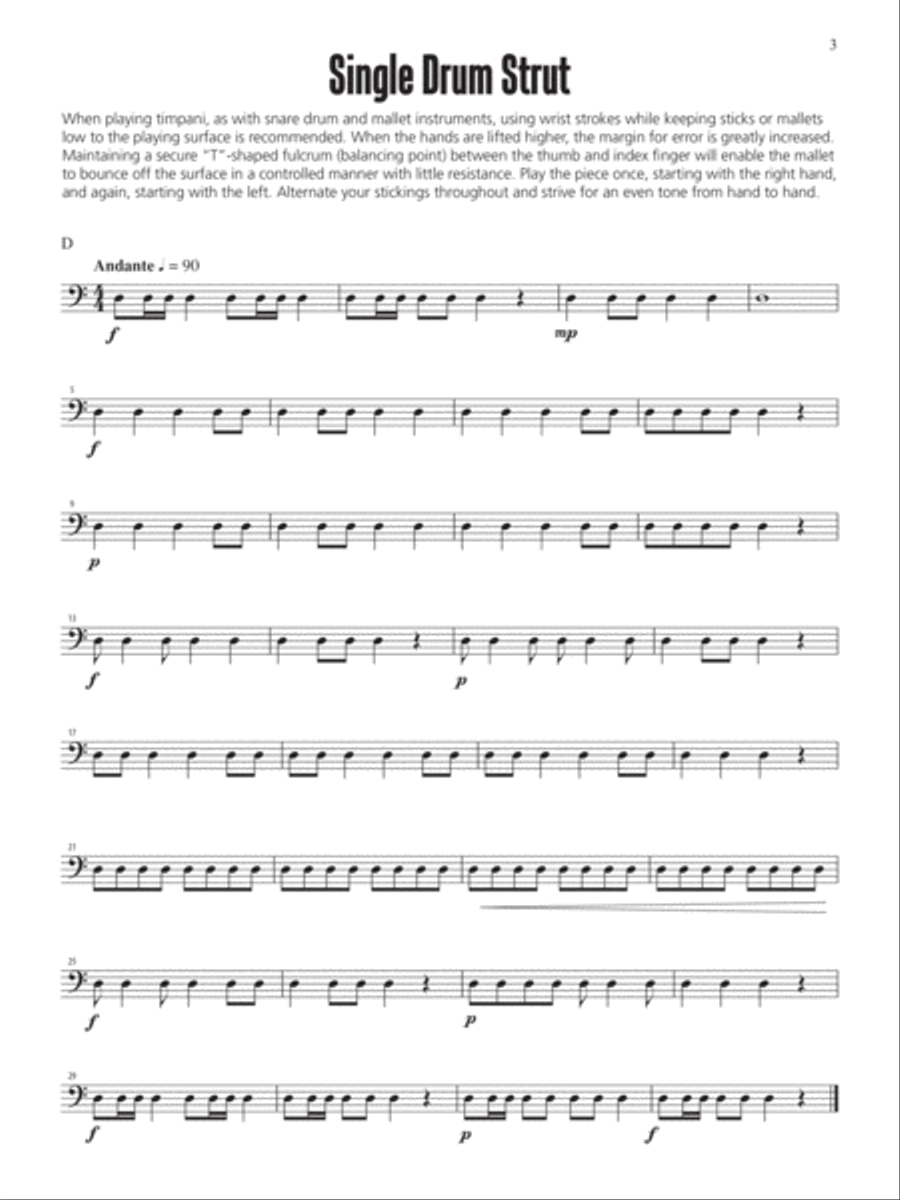 Dynamic Solos for Timpani Small Ensemble scores gallery preview page 6